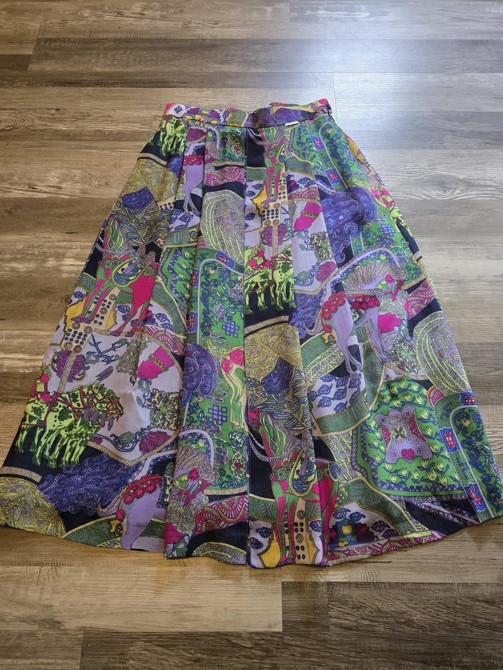 Geiger Austria Wool Blend Skirt Pockets Size 38
